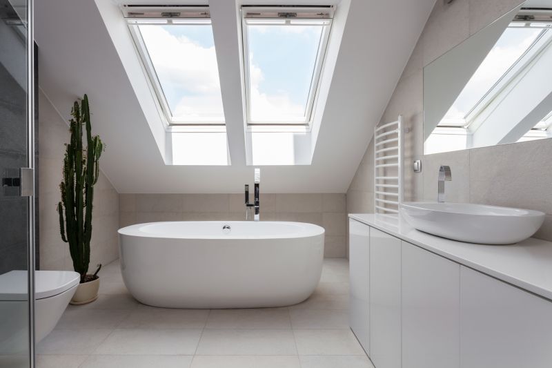 Bright, Open Bathroom Design